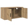 Mueble para TV montado en la pared Roble artisan en Muebles TV | Comprar online en Foru.es