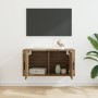 Mueble para TV montado en la pared Roble artisan en Muebles TV | Comprar online en Foru.es