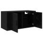 Mueble para TV montado en la pared Roble negro en Muebles TV | Comprar online en Foru.es