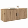 Mueble para TV montado en la pared Roble artesanal en Muebles TV | Comprar online en Foru.es
