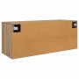 Mueble para TV montado en la pared Roble artesanal en Muebles TV | Comprar online en Foru.es