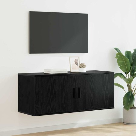 Mueble para TV montado en la pared Roble Negro en Muebles TV | Comprar online en Foru.es
