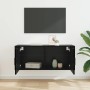 Mueble para TV montado en la pared Roble Negro en Muebles TV | Comprar online en Foru.es