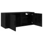 Mueble para TV montado en la pared Roble Negro en Muebles TV | Comprar online en Foru.es