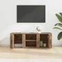 Gabinete de TV Roble artesanal 100 x 31,5 x 35 cm en Muebles TV | Comprar online en Foru.es