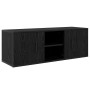 Gabinete de TV Roble Negro 100 x 31,5 x 35 cm en Muebles TV | Comprar online en Foru.es