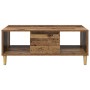 Mesa de Café con cajón Madera envejecida 90 x 50 x 26.5 cm en Mesas de centro | Comprar online en Foru.es