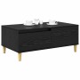 Mesa de Café Roble Negro 90 x 50 x 26.5 cm Madera de ingeniería en Mesas de centro | Comprar online en Foru.es