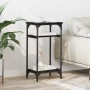 Mesa lateral Roble Negro 40 x 30 x 75 cm Madera de ingeniería en Mesas auxiliares | Comprar online en Foru.es
