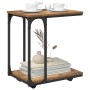 Mesa lateral con estante Madera vieja 50 x 35 x 55.5 cm en Mesas auxiliares | Comprar online en Foru.es