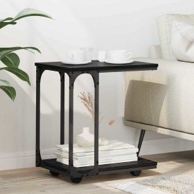 Mesa lateral Roble Negro 50 x 35 x 55.5 cm Madera de ingeniería en Mesas auxiliares | Comprar online en Foru.es