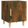 Mesita de noche madera contrachapada color roble ahumado de vidaXL, Mesitas de noche - Ref: Foro24-817309, Precio: 28,18 €, D...