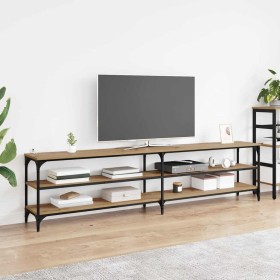 Gabinete de TV Roble artesanal 200 x 30 x 50 cm en Muebles TV | Comprar online en Foru.es