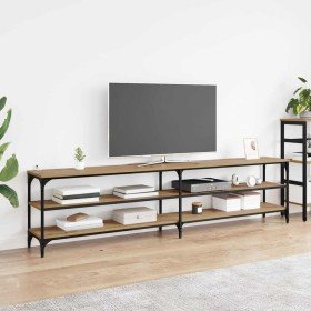 Gabinete de TV Roble artesanal 200 x 30 x 50 cm en Muebles TV | Comprar online en Foru.es