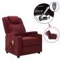 Sillón de masaje eléctrico cuero sintético rojo tinto de vidaXL, Sillones de masaje eléctricos - Ref: Foro24-3073799, Precio:...