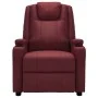 Sillón de masaje eléctrico cuero sintético rojo tinto de vidaXL, Sillones de masaje eléctricos - Ref: Foro24-3073799, Precio:...