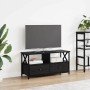 Gabinete de TV con cajón Roble Negro 90 x 33 x 45 cm en Muebles TV | Comprar online en Foru.es