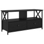 Gabinete de TV con cajón Roble Negro 90 x 33 x 45 cm en Muebles TV | Comprar online en Foru.es