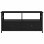 Gabinete de TV con cajón Roble Negro 90 x 33 x 45 cm en Muebles TV | Comprar online en Foru.es