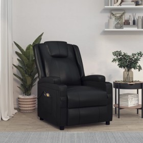 Sillón de masaje eléctrico cuero sintético negro de vidaXL, Sillones de masaje eléctricos - Ref: Foro24-3073795, Precio: 251,...