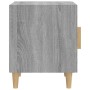 Mesitas de noche 2 uds madera contrachapada gris Sonoma de vidaXL, Mesitas de noche - Ref: Foro24-817312, Precio: 53,40 €, De...
