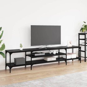 Gabinete de TV Roble Negro 201 x 35 x 45 cm en Muebles TV | Comprar online en Foru.es