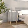Mesitas de noche 2 uds madera contrachapada gris Sonoma de vidaXL, Mesitas de noche - Ref: Foro24-817312, Precio: 53,40 €, De...