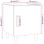Mesitas de noche 2 uds madera contrachapada gris Sonoma de vidaXL, Mesitas de noche - Ref: Foro24-817312, Precio: 53,40 €, De...