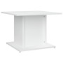 Mesa de centro madera de ingeniería blanca 55,5x55,5x40 cm de vidaXL, Mesas de centro - Ref: Foro24-810316, Precio: 34,70 €, ...