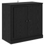 Vitrina Roble Negro 70 x 35,5 x 67,5 cm Madera contrachapada en Muebles TV | Comprar online en Foru.es