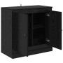 Vitrina Roble Negro 70 x 35,5 x 67,5 cm Madera contrachapada en Muebles TV | Comprar online en Foru.es