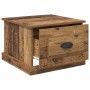 Mesa de Café con cajón Madera envejecida 50 x 50 x 35 cm en Mesas de centro | Comprar online en Foru.es