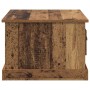 Mesa de Café con cajón Madera envejecida 50 x 50 x 35 cm en Mesas de centro | Comprar online en Foru.es
