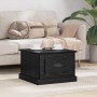 Mesa de Café Roble Negro 50 x 50 x 35 cm Madera de ingeniería en Mesas de centro | Comprar online en Foru.es