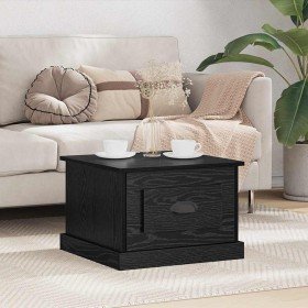 Mesa de Café Roble Negro 50 x 50 x 35 cm Madera de ingeniería en Mesas de centro | Comprar online en Foru.es