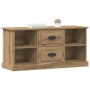 Gabinete de TV con cajón Roble artesanal 99,5 x 35,5 x 48 cm en Muebles TV | Comprar online en Foru.es