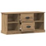 Gabinete de TV con cajón Roble artesanal 99,5 x 35,5 x 48 cm en Muebles TV | Comprar online en Foru.es