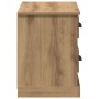 Gabinete de TV con cajón Roble artesanal 99,5 x 35,5 x 48 cm en Muebles TV | Comprar online en Foru.es