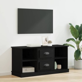 Gabinete de TV con cajón Roble Negro 99,5 x 35,5 x 48 cm en Muebles TV | Comprar online en Foru.es