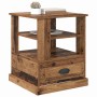 Armario de Noche con cajón Madera vieja 50 x 50 x 60 cm en Mesas auxiliares | Comprar online en Foru.es