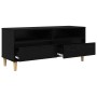 Gabinete de TV con cajón Roble Negro 100 x 34,5 x 44,5 cm en Muebles TV | Comprar online en Foru.es