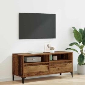 Gabinete de TV con cajón Madera Vieja 100 x 34,5 x 44,5 cm en Muebles TV | Comprar online en Foru.es