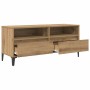 Gabinete de TV con cajón Roble artesanal 100 x 34,5 x 44,5 cm en Muebles TV | Comprar online en Foru.es