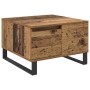 Mesa de Café con cajón Madera envejecida 55 x 55 x 36,5 cm en Mesas de centro | Comprar online en Foru.es