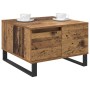 Mesa de Café con cajón Madera envejecida 55 x 55 x 36,5 cm en Mesas de centro | Comprar online en Foru.es