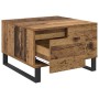 Mesa de Café con cajón Madera envejecida 55 x 55 x 36,5 cm en Mesas de centro | Comprar online en Foru.es