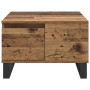 Mesa de Café con cajón Madera envejecida 55 x 55 x 36,5 cm en Mesas de centro | Comprar online en Foru.es