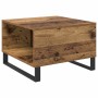Mesa de Café con cajón Madera envejecida 55 x 55 x 36,5 cm en Mesas de centro | Comprar online en Foru.es