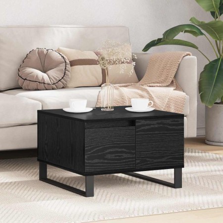 Mesa de Café Roble Negro 55 x 55 x 36,5 cm Madera de ingeniería en Mesas de centro | Comprar online en Foru.es