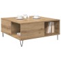 Mesa de Café Roble artesanal 80 x 80 x 36,5 cm en Mesas de centro | Comprar online en Foru.es